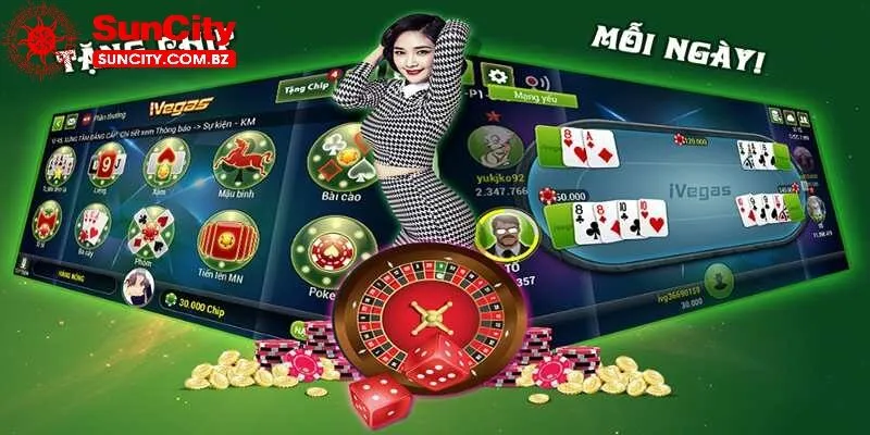 ưu điểm của game bài Suncity